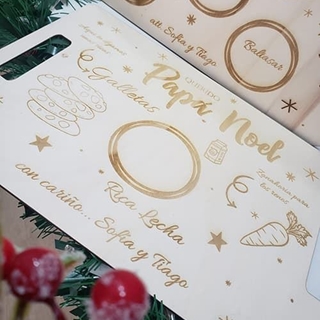 Bandeja Reyes magos y Papa Noel - Imagen 1