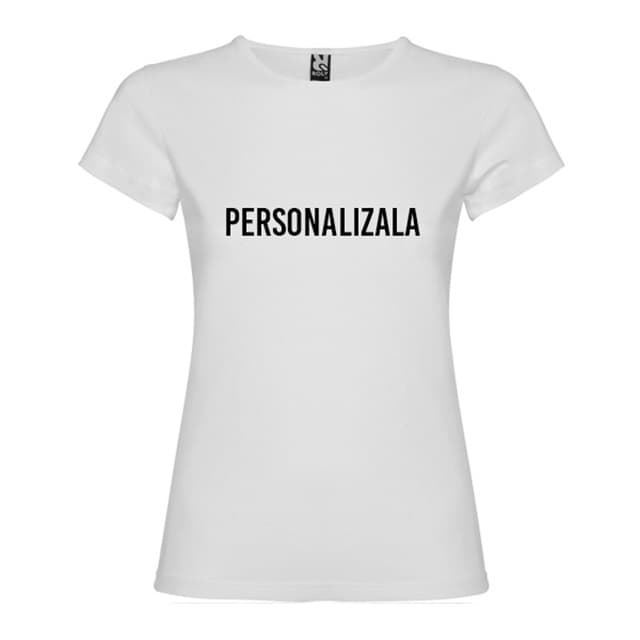 Camiseta chica personalizada (1 estampado) - Imagen 1