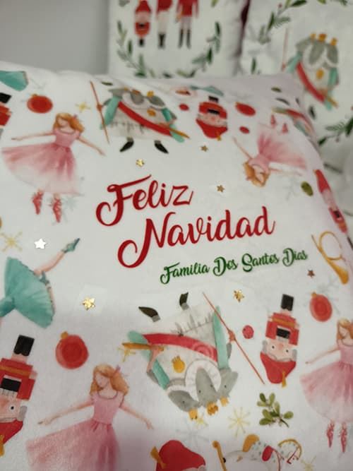 Cojín Navideño terciopelo - Imagen 2